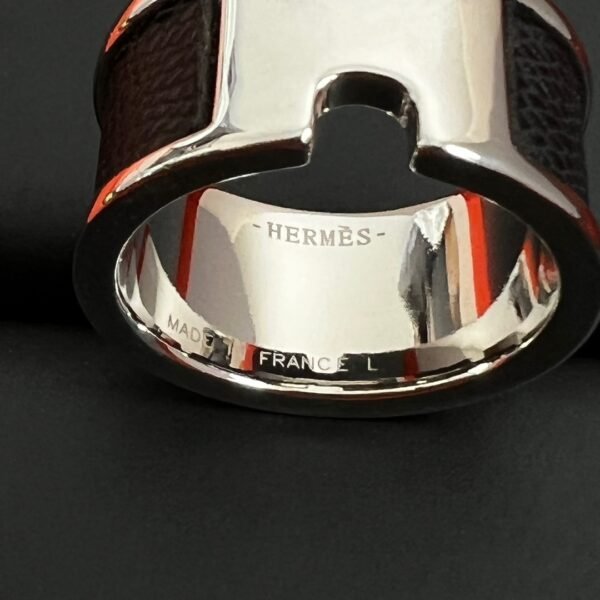 Hermes Reversible Leather Strap Ring