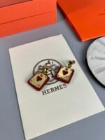 Hermes As de Coeur Earrings
