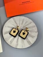 Hermes As de Coeur Earrings