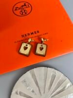 Hermes As de Coeur Earrings