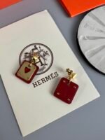 Hermes As de Coeur Earrings