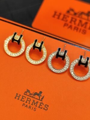 Hermes H Earrings