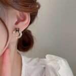 Hermes H Earrings
