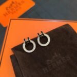 Hermes H Earrings