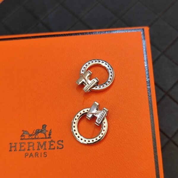 Hermes H Earrings