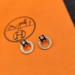 Hermes H Earrings