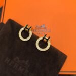 Hermes H Earrings