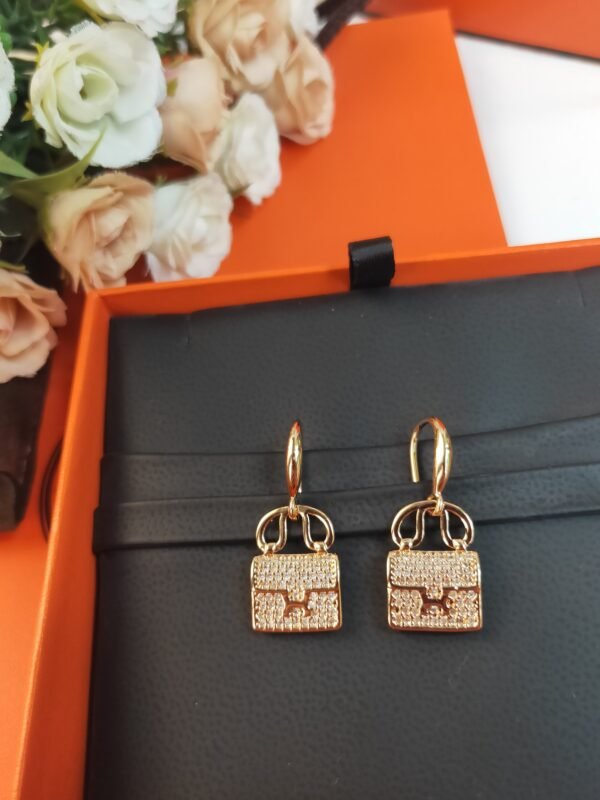 Hermes Constance Amulette Earrings