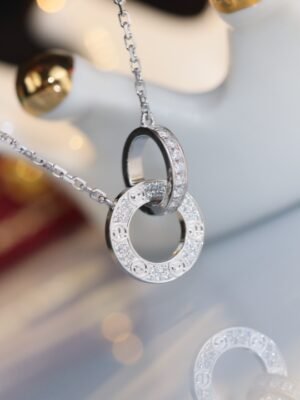 Cartier Love Diamond-Paved Necklace