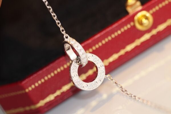 Cartier Love Diamond-Paved Necklace