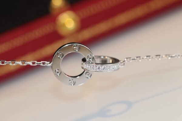Cartier Love Diamond-Paved Necklace