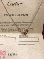 Cartier Love Necklace Rose Gold