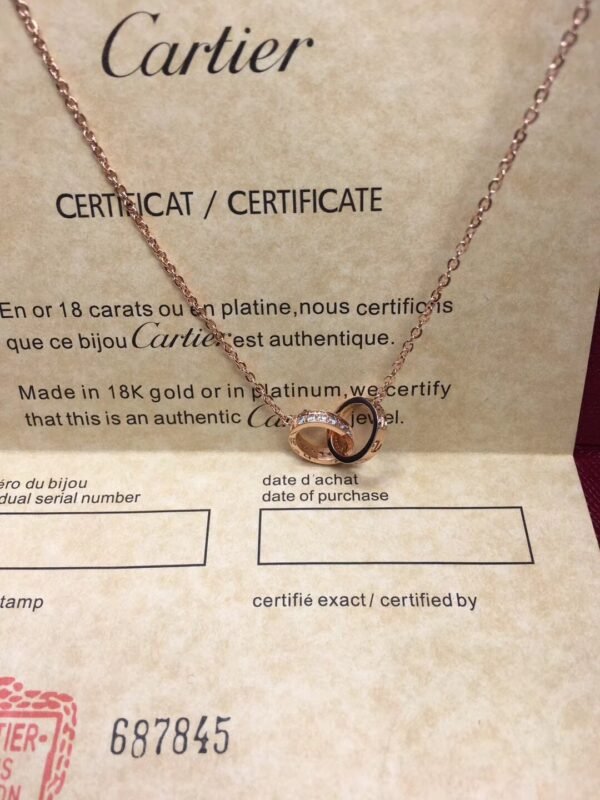 Cartier Love Necklace Rose Gold