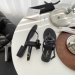 CC Leather Camellia Flower Sandals