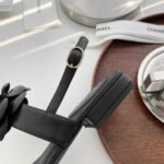 CC Leather Camellia Flower Sandals