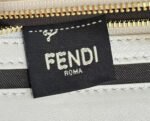 Fendi Baguette White Leather Bag