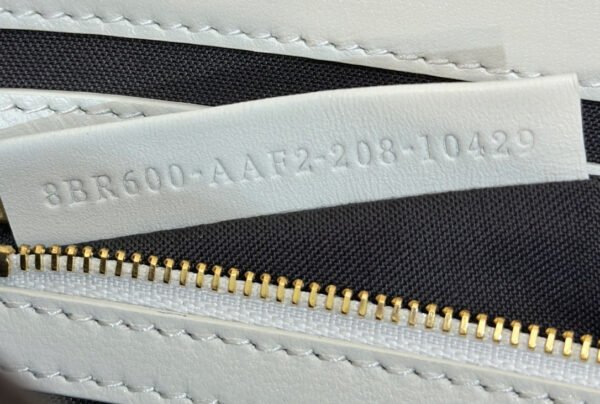 Fendi Baguette White Leather Bag