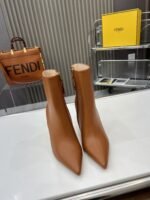 Fendi First Bootie Nappa Caramello