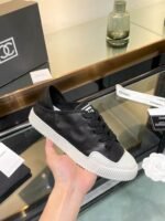 Chanel CASUAL SHOES IN BLACK MIX WHITE LAMBSKIN