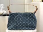 Louis Vuitton Monogram Denim Baggy PM Blue