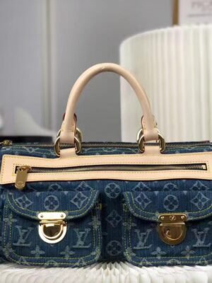 Louis Vuitton Monogram Denim Neo Speedy Blue