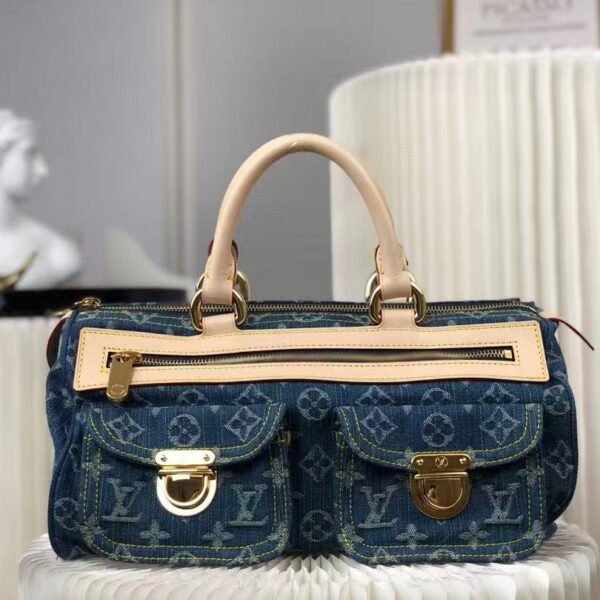 Louis Vuitton Monogram Denim Neo Speedy Blue