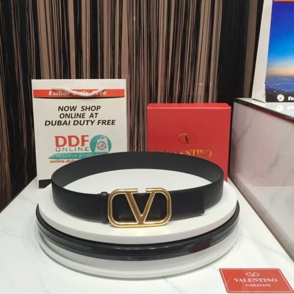 VLOGO SIGNATURE CALFSKIN BELT