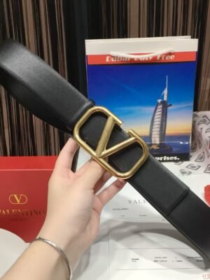VLOGO SIGNATURE CALFSKIN BELT