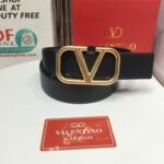 VLOGO SIGNATURE CALFSKIN BELT