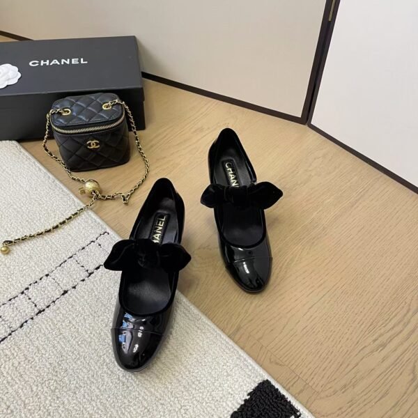 Chanel Patent Leather Sandals High Heels