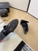 Chanel Patent Leather Sandals High Heels