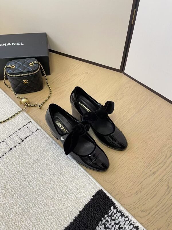 Chanel Patent Leather Sandals High Heels