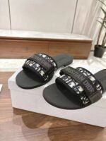 Dio(r)evolution Slide Shiny Technical Fabric with Deep Blue Dior Oblique Print