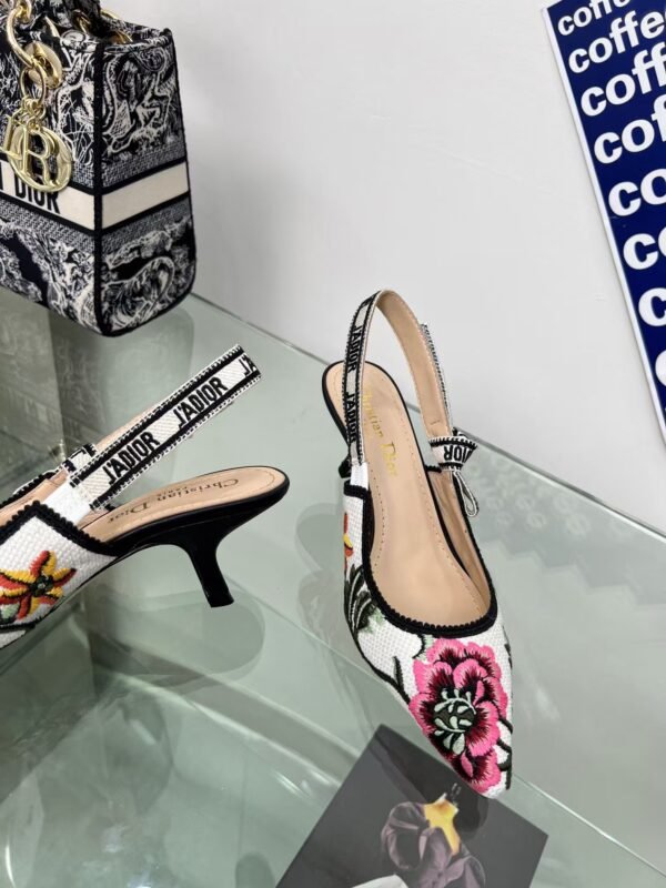Christian Dior Women’s J’Adior Slingback Pumps Printed Fabre
