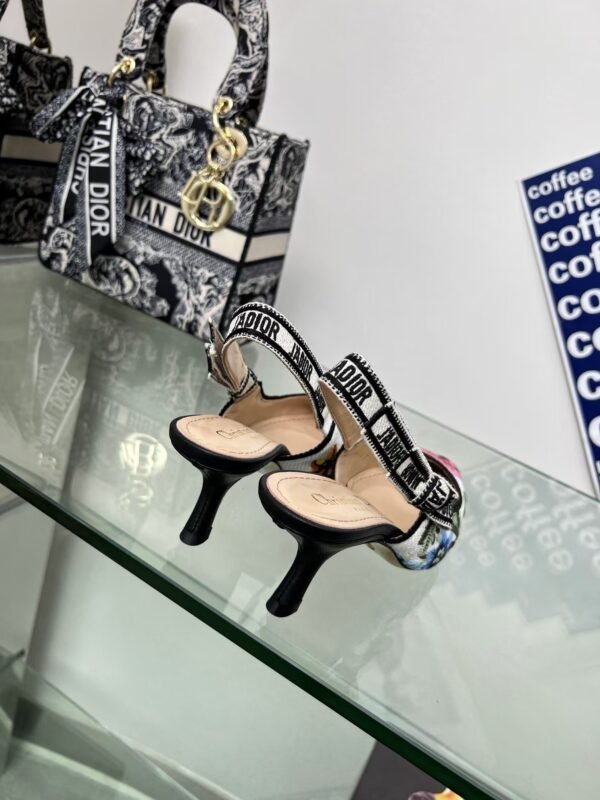 Christian Dior Women’s J’Adior Slingback Pumps Printed Fabre