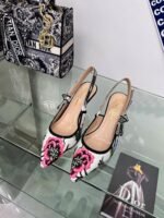 Christian Dior Women’s J’Adior Slingback Pumps Printed Fabre
