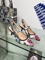 Christian Dior Women’s J’Adior Slingback Pumps Printed Fabre